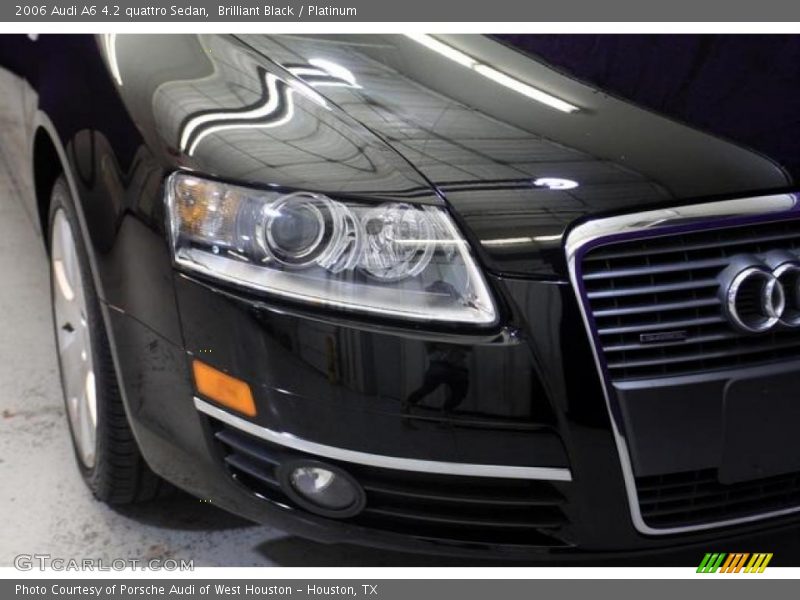 Brilliant Black / Platinum 2006 Audi A6 4.2 quattro Sedan