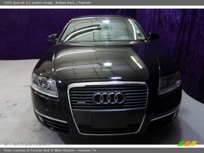 Brilliant Black / Platinum 2006 Audi A6 4.2 quattro Sedan