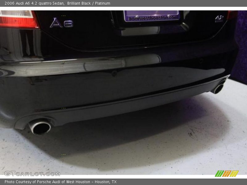 Brilliant Black / Platinum 2006 Audi A6 4.2 quattro Sedan
