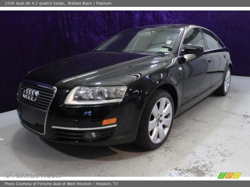 Brilliant Black / Platinum 2006 Audi A6 4.2 quattro Sedan