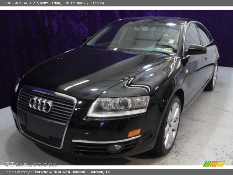 Brilliant Black / Platinum 2006 Audi A6 4.2 quattro Sedan