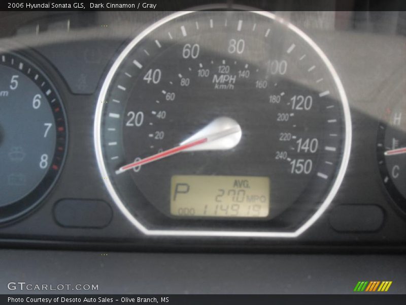 Dark Cinnamon / Gray 2006 Hyundai Sonata GLS