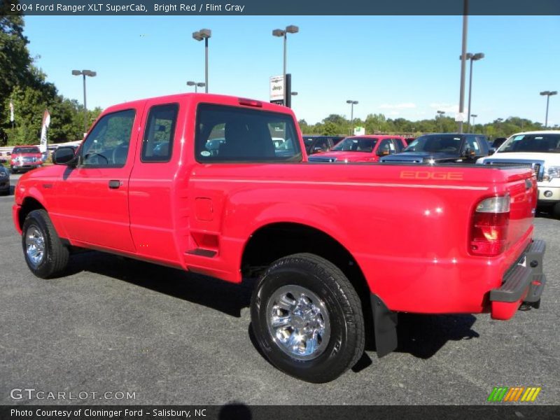 Bright Red / Flint Gray 2004 Ford Ranger XLT SuperCab