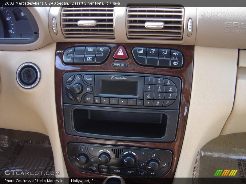 Desert Silver Metallic / Java 2003 Mercedes-Benz C 240 Sedan