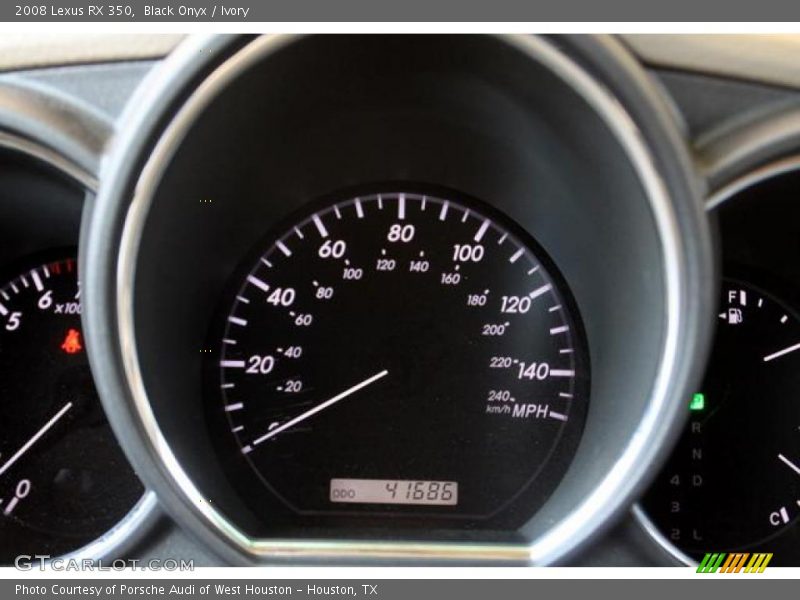 Black Onyx / Ivory 2008 Lexus RX 350