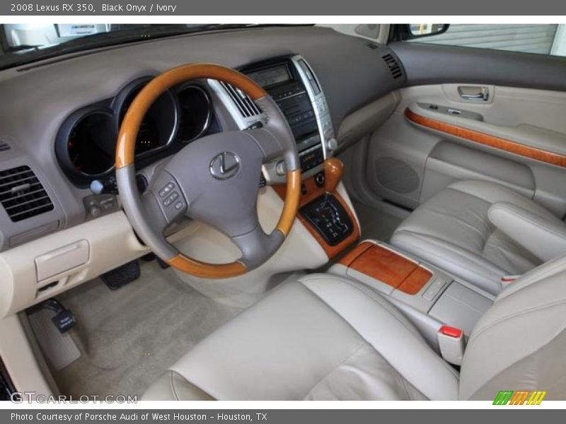 Black Onyx / Ivory 2008 Lexus RX 350