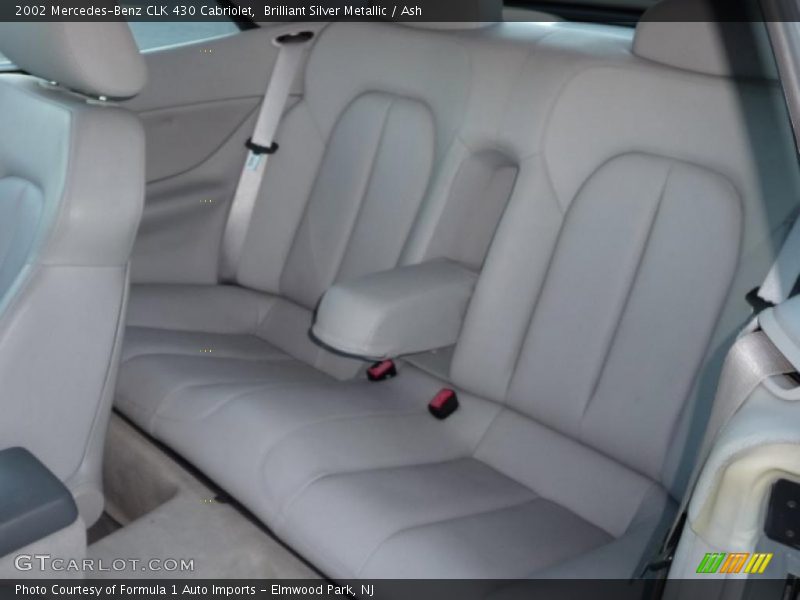 Brilliant Silver Metallic / Ash 2002 Mercedes-Benz CLK 430 Cabriolet