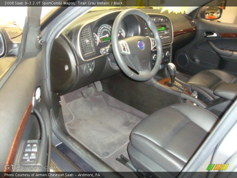 Front Seat of 2008 9-3 2.0T SportCombi Wagon