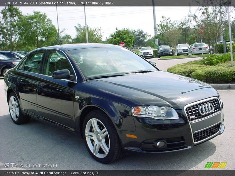 Brilliant Black / Black 2008 Audi A4 2.0T Special Edition Sedan