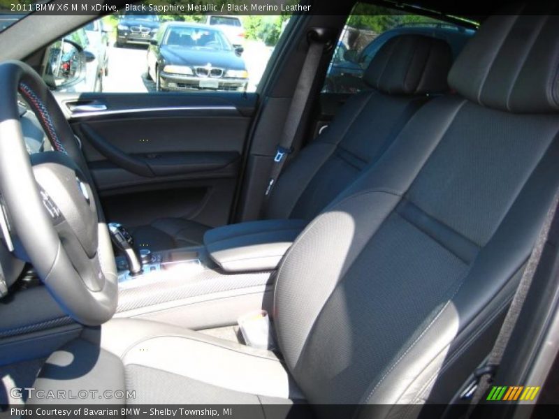 Black Sapphire Metallic / Black Merino Leather 2011 BMW X6 M M xDrive