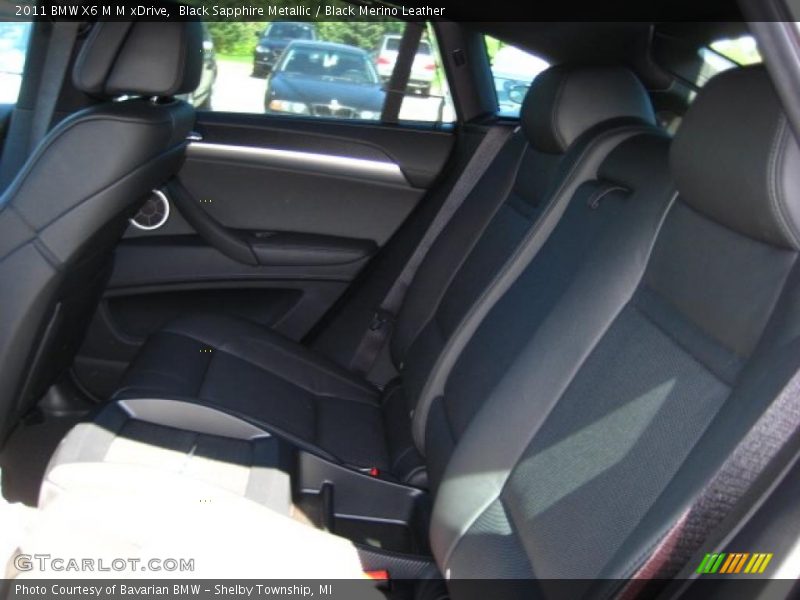 Black Sapphire Metallic / Black Merino Leather 2011 BMW X6 M M xDrive