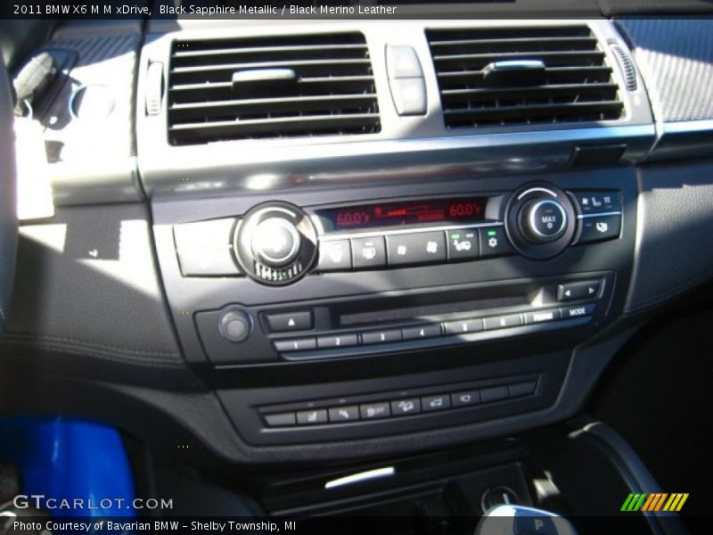 Black Sapphire Metallic / Black Merino Leather 2011 BMW X6 M M xDrive