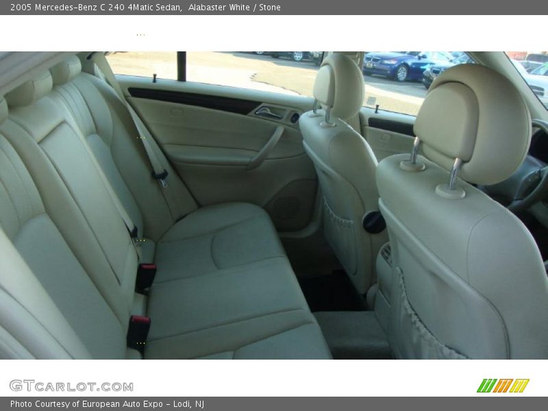 Alabaster White / Stone 2005 Mercedes-Benz C 240 4Matic Sedan