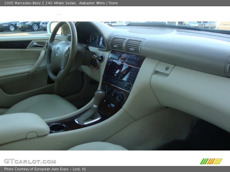 Alabaster White / Stone 2005 Mercedes-Benz C 240 4Matic Sedan