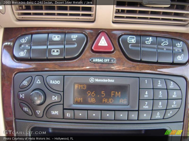 Desert Silver Metallic / Java 2003 Mercedes-Benz C 240 Sedan