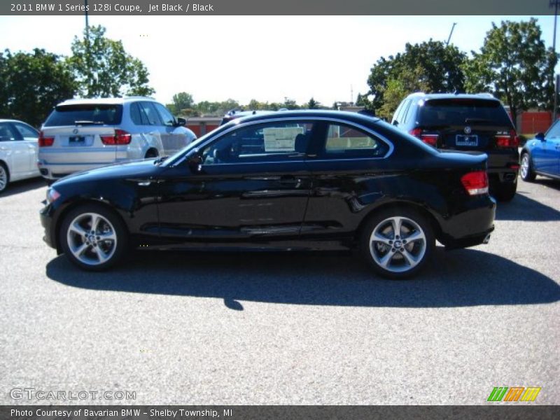 Jet Black / Black 2011 BMW 1 Series 128i Coupe