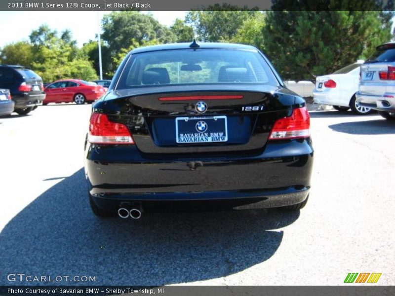 Jet Black / Black 2011 BMW 1 Series 128i Coupe