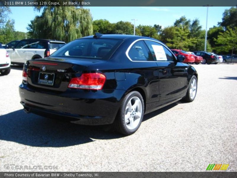 Jet Black / Black 2011 BMW 1 Series 128i Coupe