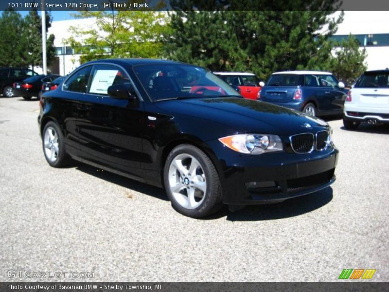 Jet Black / Black 2011 BMW 1 Series 128i Coupe