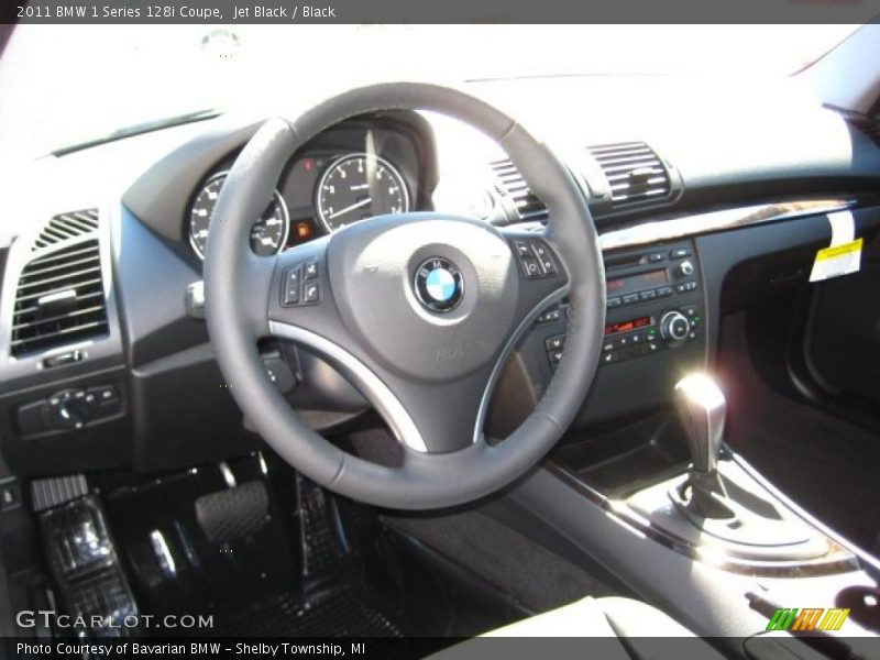 Jet Black / Black 2011 BMW 1 Series 128i Coupe