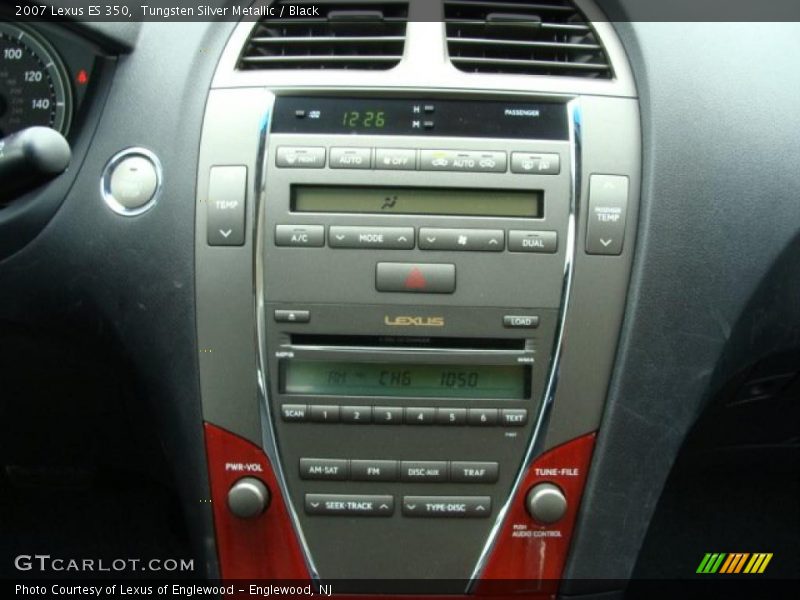 Tungsten Silver Metallic / Black 2007 Lexus ES 350