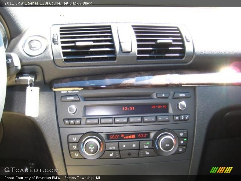 Jet Black / Black 2011 BMW 1 Series 128i Coupe