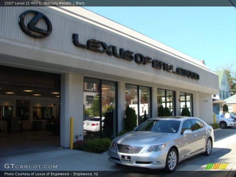 Mercury Metallic / Black 2007 Lexus LS 460 L