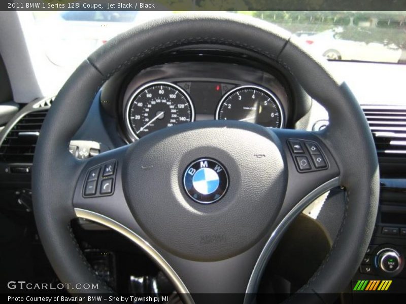 Jet Black / Black 2011 BMW 1 Series 128i Coupe