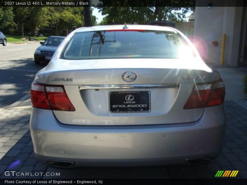 Mercury Metallic / Black 2007 Lexus LS 460 L