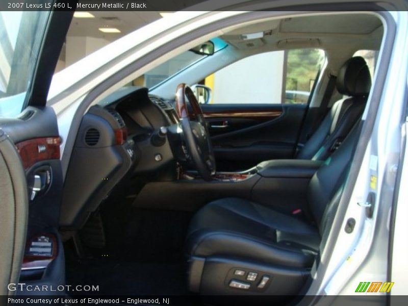Mercury Metallic / Black 2007 Lexus LS 460 L
