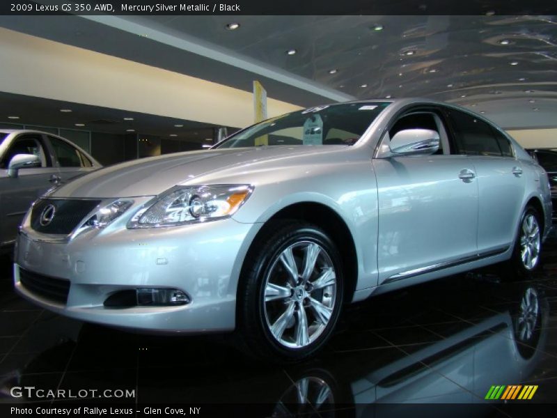 Mercury Silver Metallic / Black 2009 Lexus GS 350 AWD