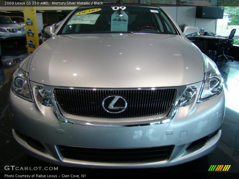 Mercury Silver Metallic / Black 2009 Lexus GS 350 AWD