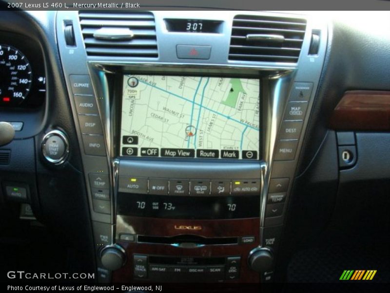 Mercury Metallic / Black 2007 Lexus LS 460 L