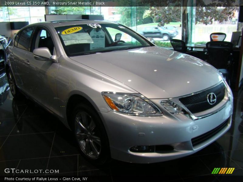 Mercury Silver Metallic / Black 2009 Lexus GS 350 AWD