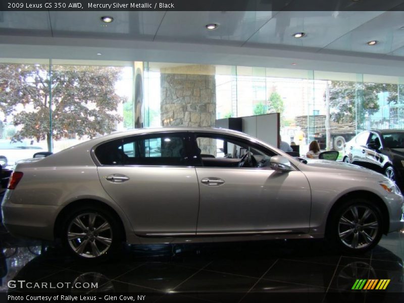 Mercury Silver Metallic / Black 2009 Lexus GS 350 AWD