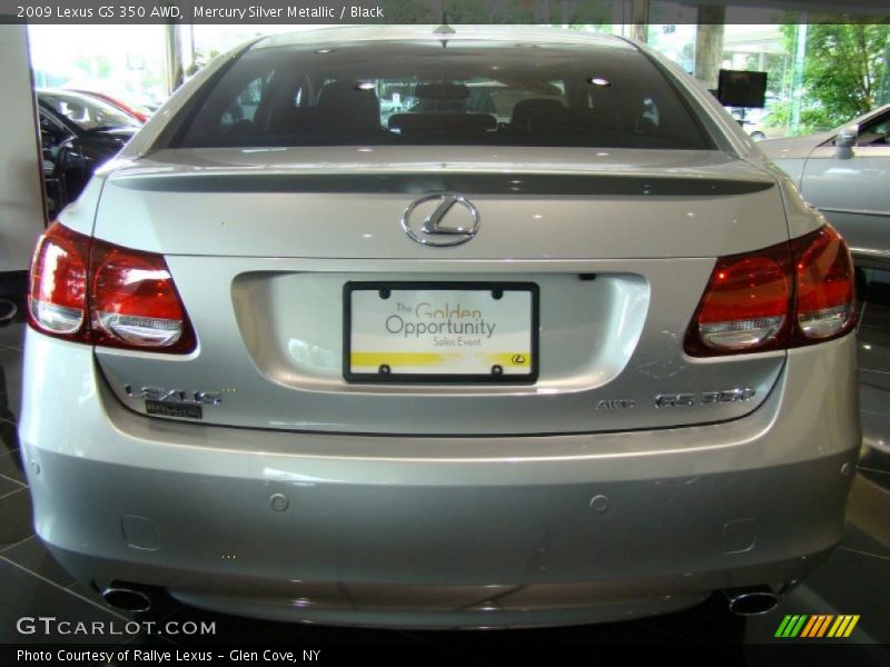 Mercury Silver Metallic / Black 2009 Lexus GS 350 AWD
