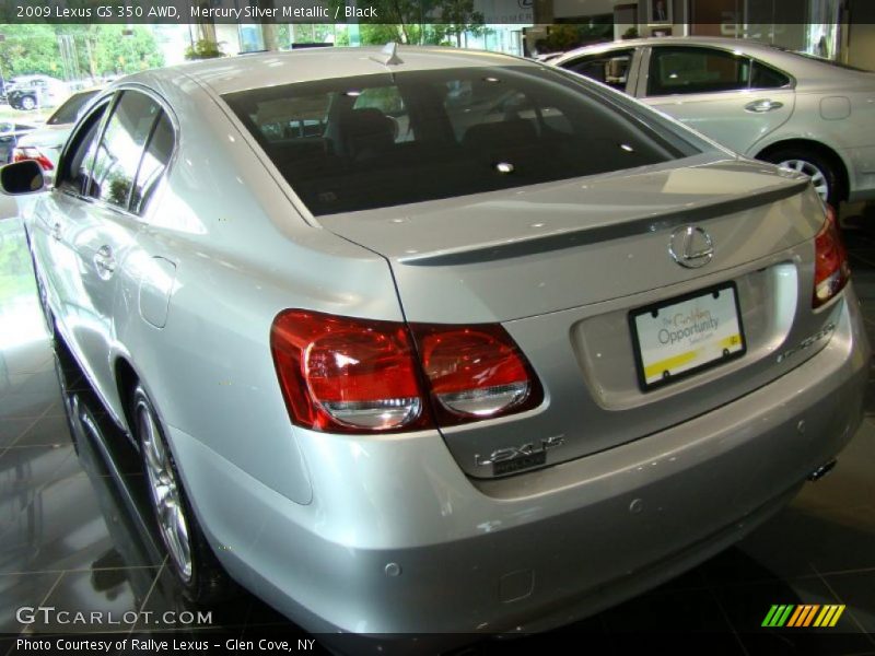 Mercury Silver Metallic / Black 2009 Lexus GS 350 AWD