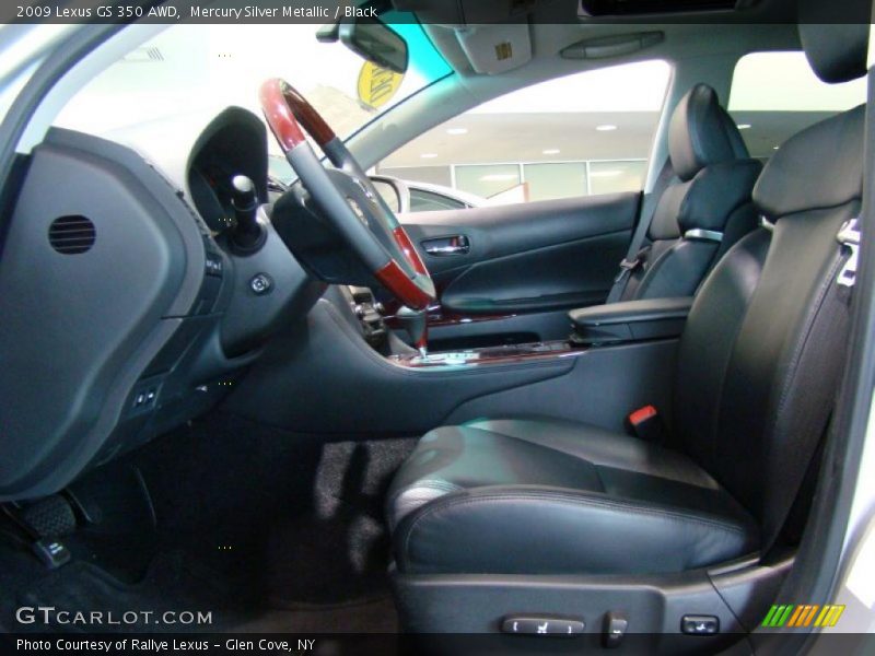 Mercury Silver Metallic / Black 2009 Lexus GS 350 AWD