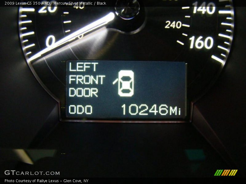 Mercury Silver Metallic / Black 2009 Lexus GS 350 AWD