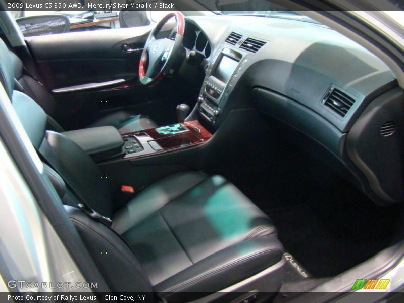 Mercury Silver Metallic / Black 2009 Lexus GS 350 AWD