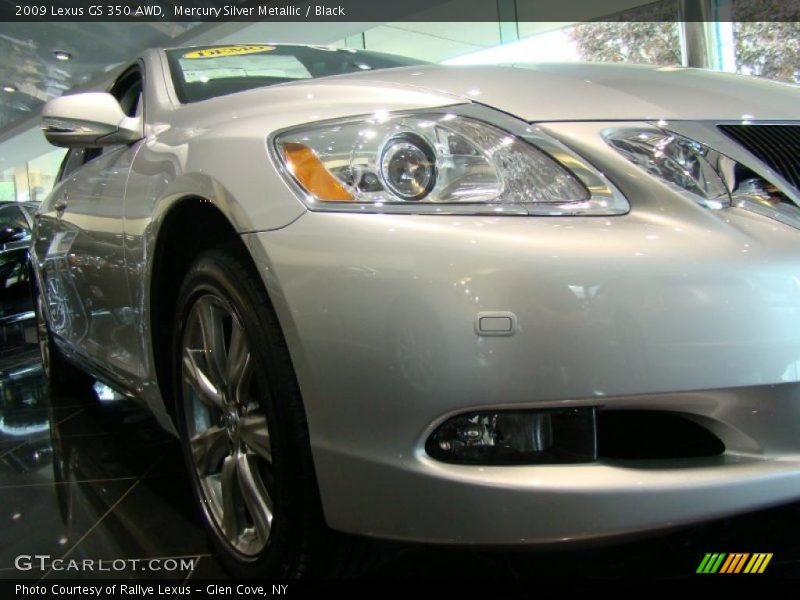 Mercury Silver Metallic / Black 2009 Lexus GS 350 AWD