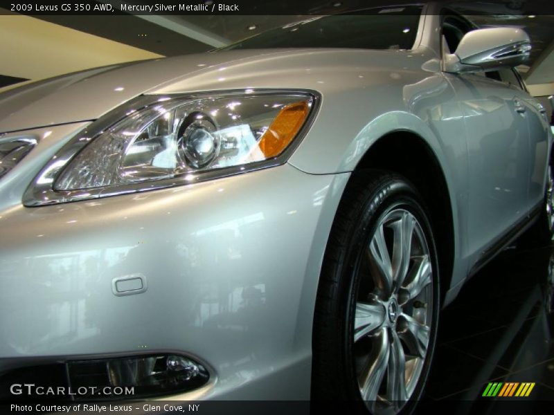 Mercury Silver Metallic / Black 2009 Lexus GS 350 AWD