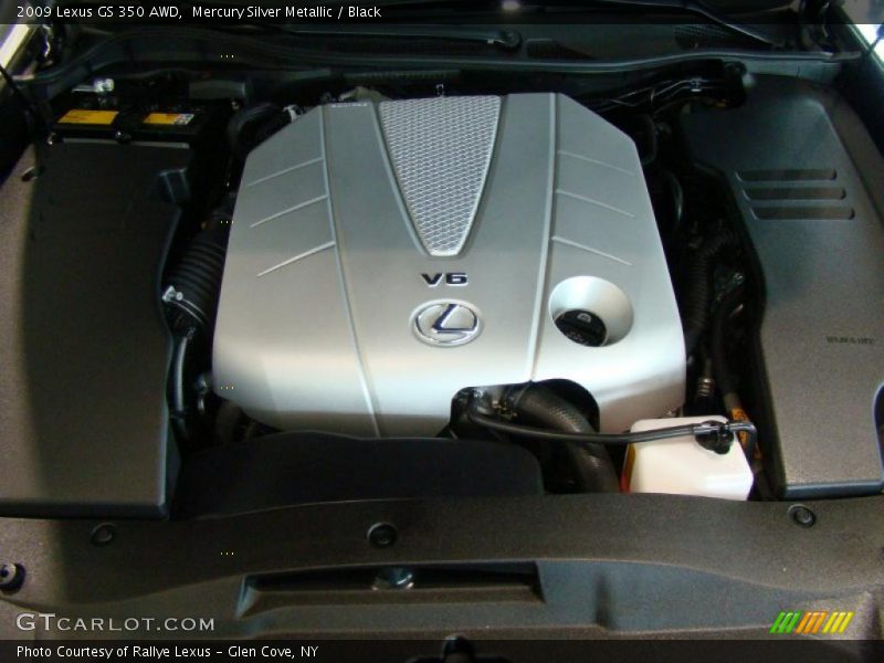 Mercury Silver Metallic / Black 2009 Lexus GS 350 AWD