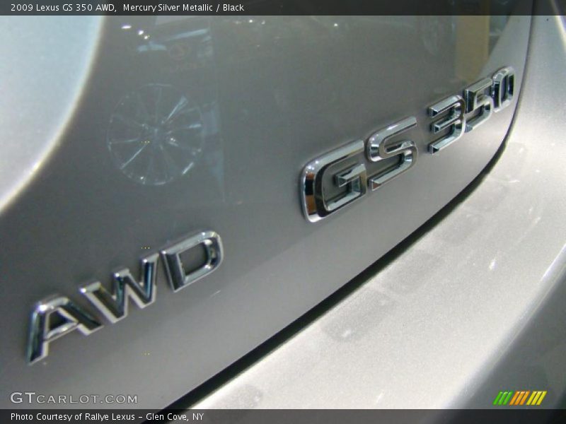 Mercury Silver Metallic / Black 2009 Lexus GS 350 AWD