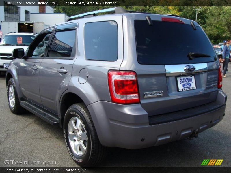 Tungsten Grey Metallic / Charcoal 2008 Ford Escape Limited 4WD