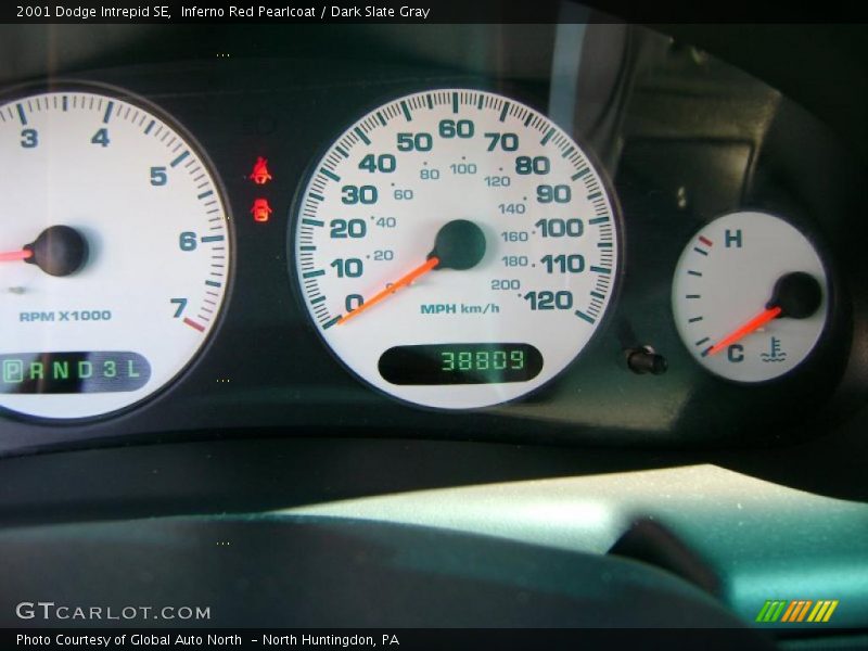 Inferno Red Pearlcoat / Dark Slate Gray 2001 Dodge Intrepid SE