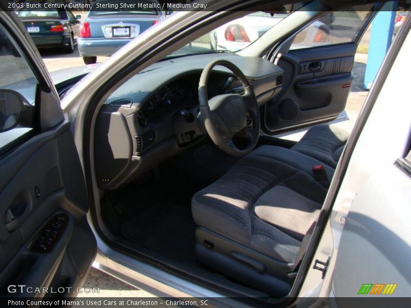 Sterling Silver Metallic / Medium Gray 2003 Buick Century Custom