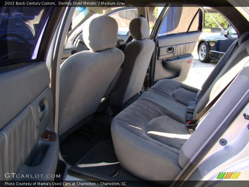 Sterling Silver Metallic / Medium Gray 2003 Buick Century Custom