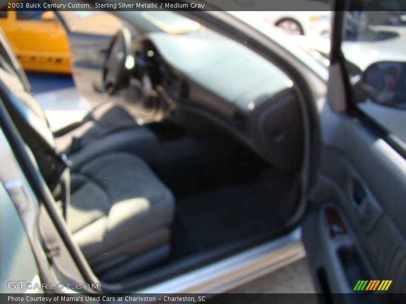 Sterling Silver Metallic / Medium Gray 2003 Buick Century Custom