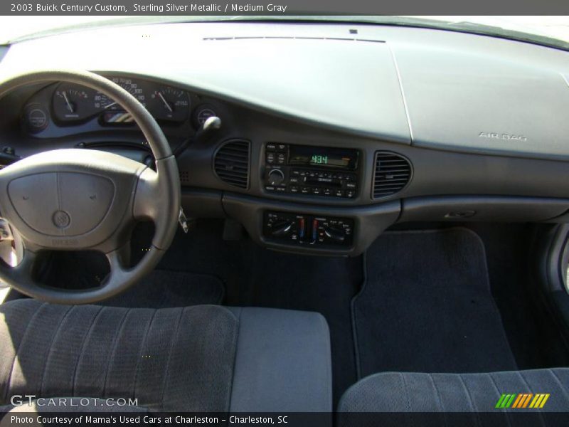 Sterling Silver Metallic / Medium Gray 2003 Buick Century Custom